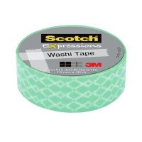3M™ Scotch Expressions Washi Tape Grün (15mm x...
